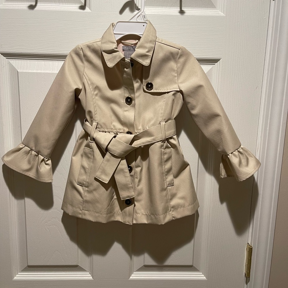 Tahari Tan Trench Coat (24mos)